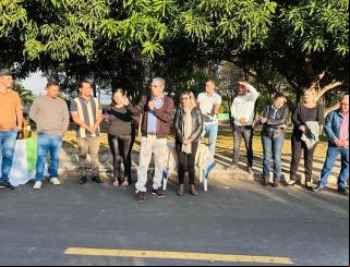 Anhanguera autoriza início da iluminação da Praça dos Ipês Vereador Aníbal Pires Barbosa