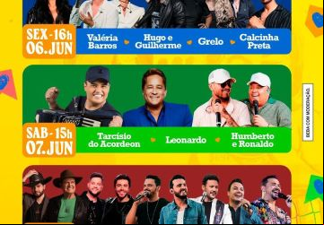 Arraiá do Bem 2025 contará com shows musicais, grupos de quadrilha junina e barracas com comidas típicas