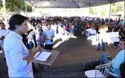 "Goianésia dá exemplo de inclusão e acolhimento", afirma Daniel Vilela na inauguração de centro especializado para crianças e jovens