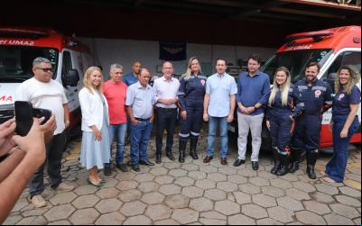 Aparecida de Goiânia: Prefeito Leandro Vilela e Otoni visitam serviços e discutem novos recursos para a Saúde municipal
